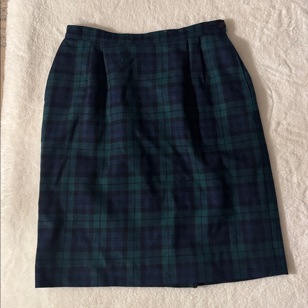 Pendleton Authentic Black Watch Tartan Womens skirt size 12